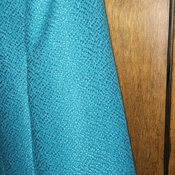 AK Anne Klein Single Button Blazer Aqua/Turquoise Blue Size 10 - Picture 7 of 8